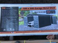 Metal Shed Garage 10x20, New, K80