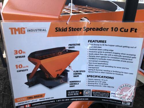 Skid Steer Spreader 10 Cu Ft, New, K80