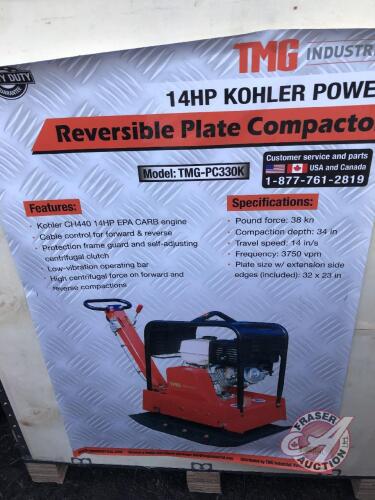 Compactor plate reversible 330K, New, K80