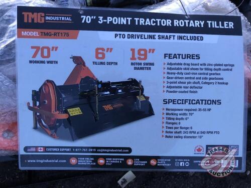 Rotary tiller 70'', New, K80