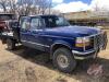 1997 Ford F250 XL Supercab, extended cab, 4x4, 338,649 showing, approx 200 kms on motor, REBUILT, VIN# 1FTHX26F2VEC45768, SAFETIEDOwner: Richard G Peters, Seller: Fraser Auction__________ ***TOD, SAFETIED , keys*** - 2