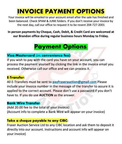 PAYMENT OPTIONS