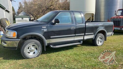 1998 Ford F-150 XL 4x4 Ext cab - 242,962 showing - VIN# 1FTZX18W9WKA39782 - Owner: Gwenyth M Chewings, Seller: Fraser Auction _________________________