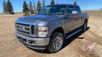 2010 Ford F350 Truck, VIN# 1FTWW3BR5AEA01378, SAFETIED, F32, Owner: 6794832 Manitoba Ltd, Seller: Fraser Auction___________________ ***tod, safety, keys - office trailer****