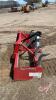 6ft Farm King box blade Has 3pt and quick attach skid steer hookups , s/nY846BS17000011, F37 - 3