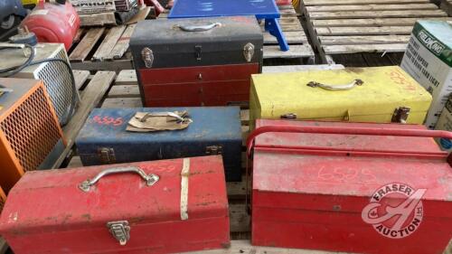 Lot of Tool boxes (5), F35