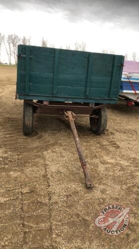 4 wheel farm wagon, Wooden Grain box, F51