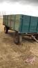 4 wheel farm wagon, Wooden Grain box, F51 - 2
