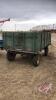 4 wheel farm wagon, Wooden Grain box, F51 - 3