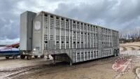 1996 48 ft Merritt t/a Cattle Pot Trailer, VIN#1MT2N4822TH010534, F54 Owner: Brenton K Loewen, Seller: Fraser Auction______________ ***tod - office trailer***