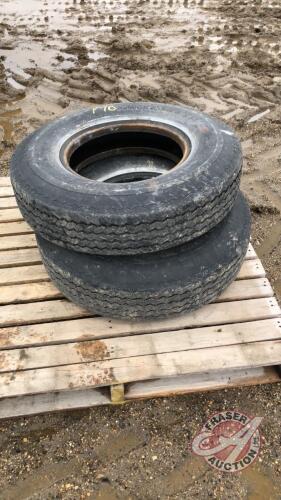 7.50-16 LT Good Year used tire, F70