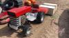 Massey Garden Tractor, 38in tiller, F78 ***keys - office trailer*** - 2