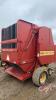 NH 660 RND baler, 1000 PTO - cabled on, s/n894076, F77 ***Monitor - office shed*** - 4