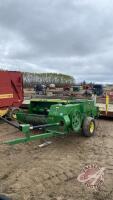 JD 338 Sq Baler, 540 pto, 1/4 turn chute, s/n965089, F81