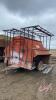 200 bushel Easy-Way Creep Feeder, fold up panels, oiler apron on back, F43