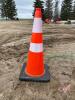 Reflective traffic cone 29'', New