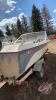 16ft boat with 50HP Mercury motor, Homemade boat trailer, NO TOD, no key, F101 (Not sure if motor runs) - 8