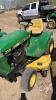 JD 316 Lawn Mower with 48in deck, F102 ***keys & belts - office trailer*** - 12