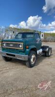 1981 Chevrolet C7500 cab & chassis, 50,995 showing, VIN# 1GBM7D1E5BV122720, F105, Owner: Denis C Fouillard, Seller: Fraser Auction____________________ ***TOD, keys - office trailer***