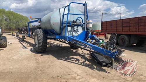 100 ft NH SF115 PT Sprayer with 1500 tank, s/n MNL014121, ***monitor, manual & part - office shed*** F115