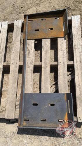 Skid Steer Quick attach plate, F81