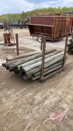 4-5”x7ft used Posts, F81