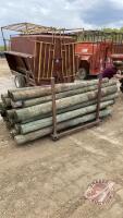 6-8”x8’ used Poles, F81