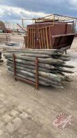 3-4”x7’ used Posts, F81