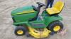 JD LT180 Automatic Lawn tractor with 48in deck, keys stuck in unit, hood hinges are broken, F118 - 3