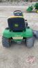 JD LT180 Automatic Lawn tractor with 48in deck, keys stuck in unit, hood hinges are broken, F118 - 4