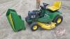 JD LT180 Automatic Lawn tractor with 48in deck, keys stuck in unit, hood hinges are broken, F118 - 6