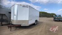 2011 20 ft +2ft V nose Sure Trac Cargo trailer, VIN# 5JWTC2029B1040537, F124, Owner: Bradley R Hammond, Seller: Fraser Auction_________________ ****TOD - office trailer***