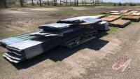 Used galvanized metal tin, 26 gauge: all materials 32inch wide approx 10 x 10ft lengths 7 x 12ft lengths 37 x 17ft lengths, F122