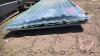 Used metal tin- Green, 36inch wide, F122 pprox 21 x 12ft lengths 16 x 3ft lengths 7 x 4-5ft lengths assorted - 2