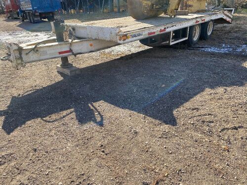 *1980 24' Trail King tandem dualled flat deck trailer, VIN# 1812480 Owner: Robert M McBride, Seller: Fraser Auction________________, ***TOD***