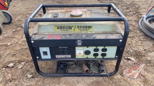 Champion 4000/3000 generator (running)