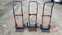 (3) B&D 2-wheel dolly carts