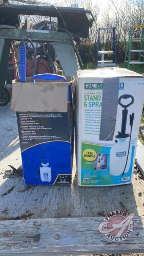 (2) poly spot sprayers