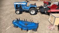 Ford LGT 120 ride on mower, 38in tiller and 42in deck, F127***keys - office trailer***