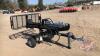 2019 Black Diamond 30 ton log splitter with 420cc gas motor on trailer, F127 - 3