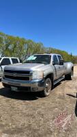 2008 Chevrolet Silverado 3500 HD Crew Cab, 421,512 showing, VIN# 1GCJK33698F181754, F132 ***Owner:_____________________, Seller: Fraser Auction________________***Letter, keys - office trailer***