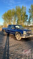 2004 Chevrolet 2500LS Truck, VIN# 1GCGK23U24F175453, Kms UNKNOWN, F132, Owner: Sunrise Credit Union, Seller: Fraser Auction_______________ ***Letter, keys - office trailer***