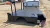 8x7 Welding deck with checker plate, hitch, vice, was on Ford F350 dually, F131 - 2