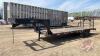 1994 Real Industries 24ft T/A flat deck Trailer, VIN# 2R9G8LC20R1020428, F132 Owner: Sunrise Credit Union, Seller: Fraser Auction ________________ ***Letter - office trailer***