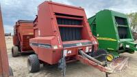 CaseIH 8465 RND baler, gathering wheels, s/n CFH0074372, F134, 540 PTO - cabled on unit, ***monitor, manual - office shed***