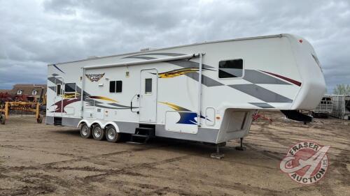 2006 35’ Dutchmen 5th Wheel Trailer, VIN# 47CFD3U3X6P15559, F150 Owner: Calvin D Weidenhamer, Seller: Fraser Auction________________ ***TOD, keys - office trailer***