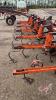 8 row 3PT row crop Cultivator sells with pallet of Star discs, s/n 6174, F140 - 3