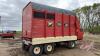 GGehl 920 PTO drive silage wagon, 10.00-15 rubber, front steering axle, floor chain unload, 540 pto, s/n 11372 - 8