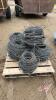 Pallet - misc barbed wire, F156 - 2