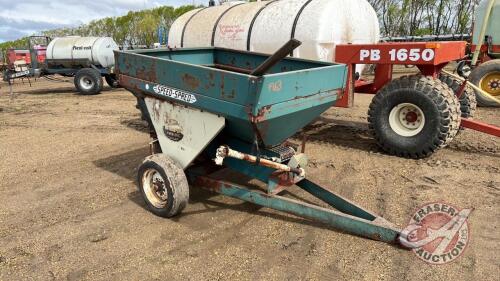 Speed spreader fertilizer spin spreader, 540pto, F163